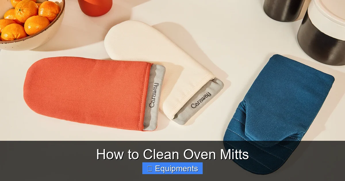 How to Clean Oven Mitts