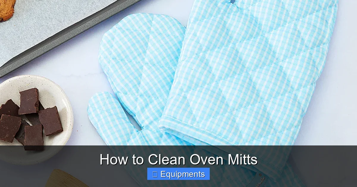 How to Clean Oven Mitts