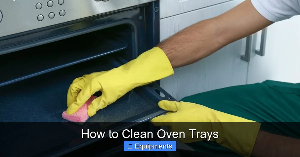 How to Clean Oven Trays