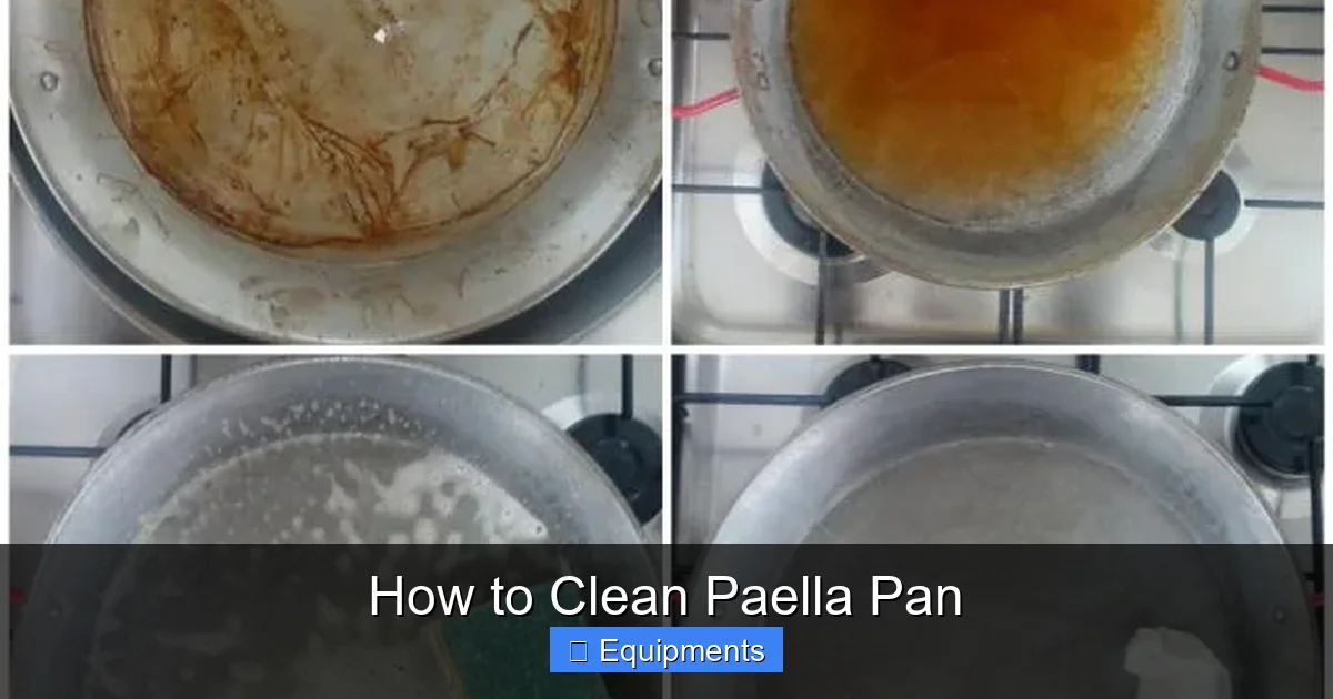 How to Clean Paella Pan