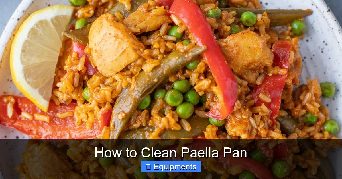 How to Clean Paella Pan