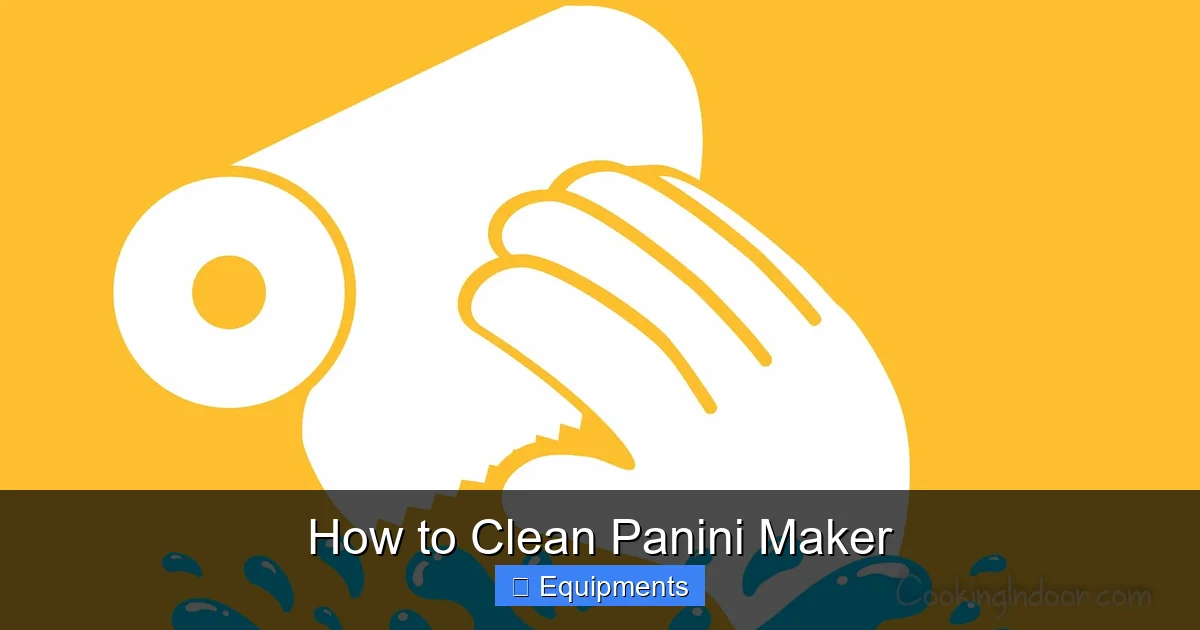 How to Clean Panini Maker