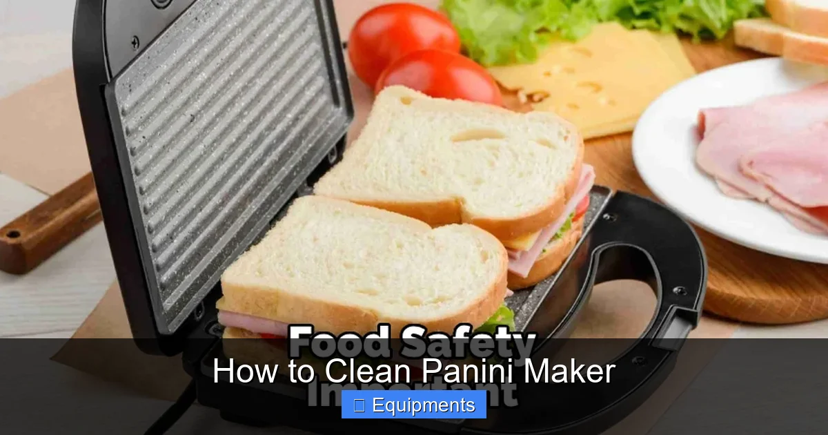 How to Clean Panini Maker