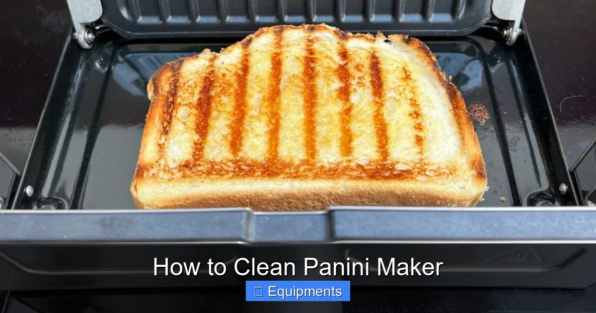 How to Clean Panini Maker
