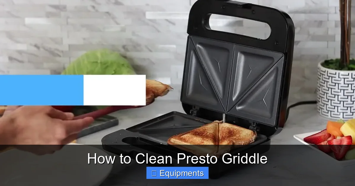 How to Clean Presto Griddle