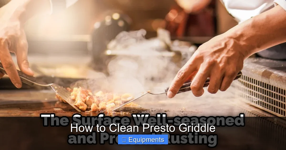How to Clean Presto Griddle