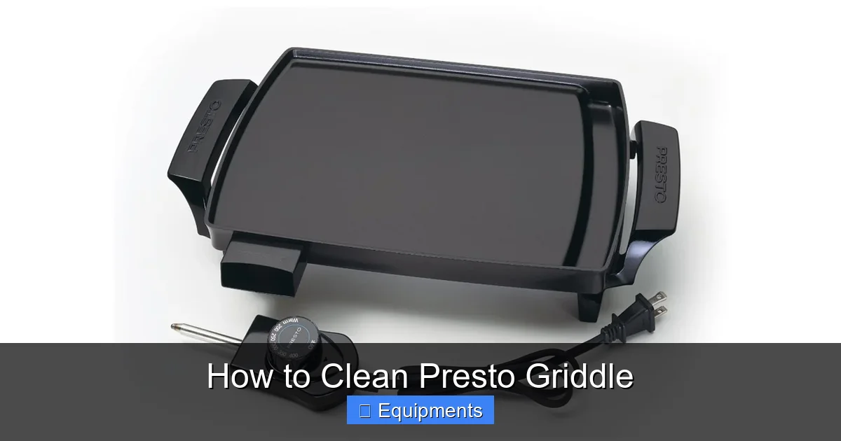 How to Clean Presto Griddle