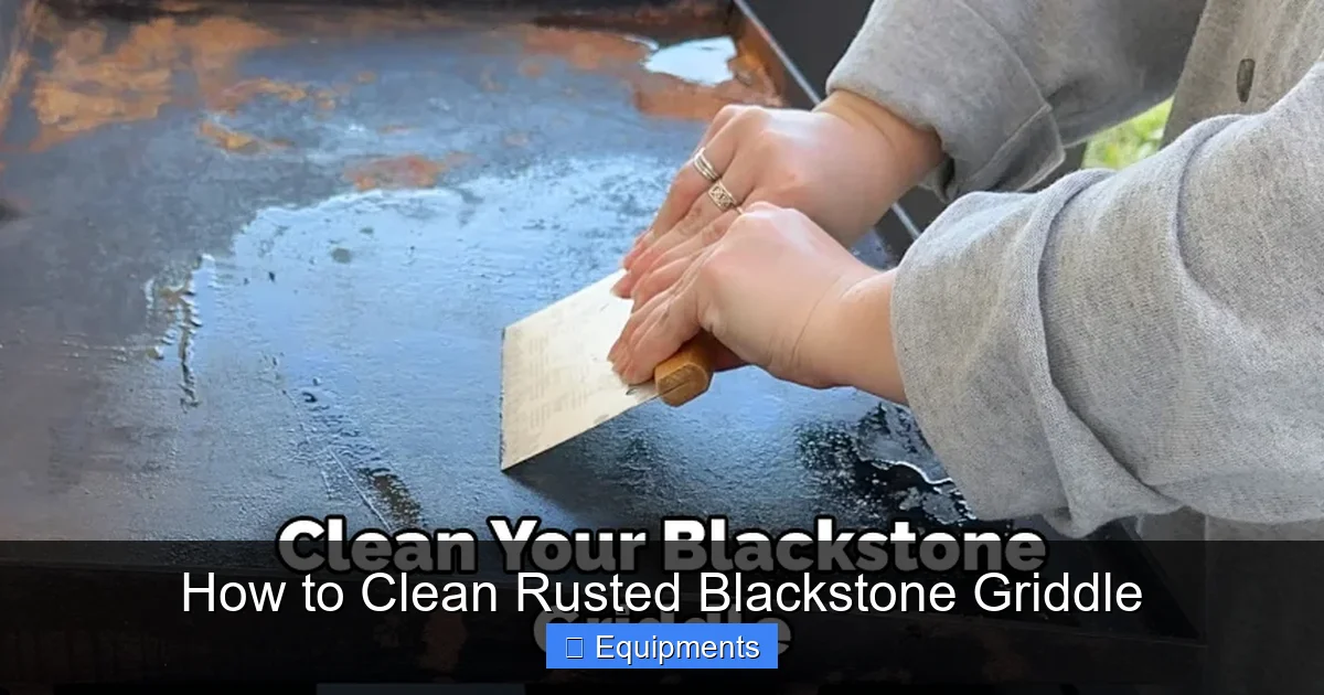 How to Clean Rusted Blackstone Griddle