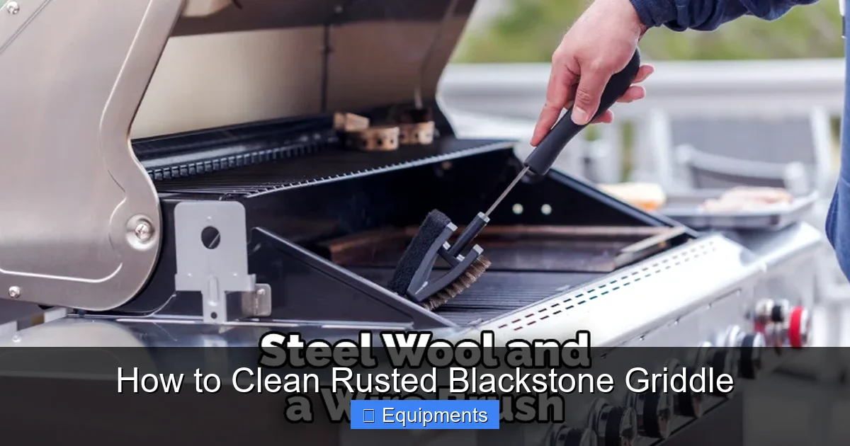 How to Clean Rusted Blackstone Griddle