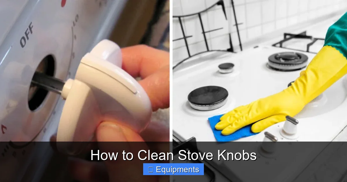 How to Clean Stove Knobs