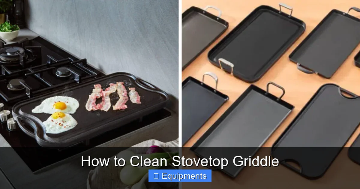 How to Clean Stovetop Griddle
