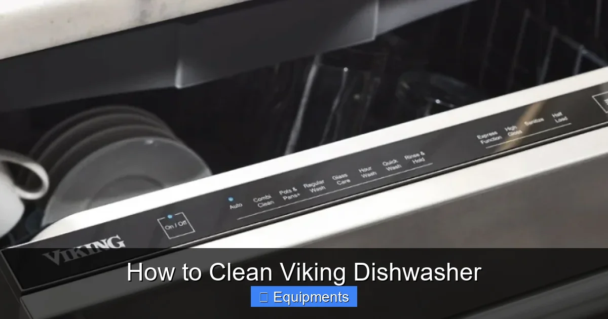 How to Clean Viking Dishwasher