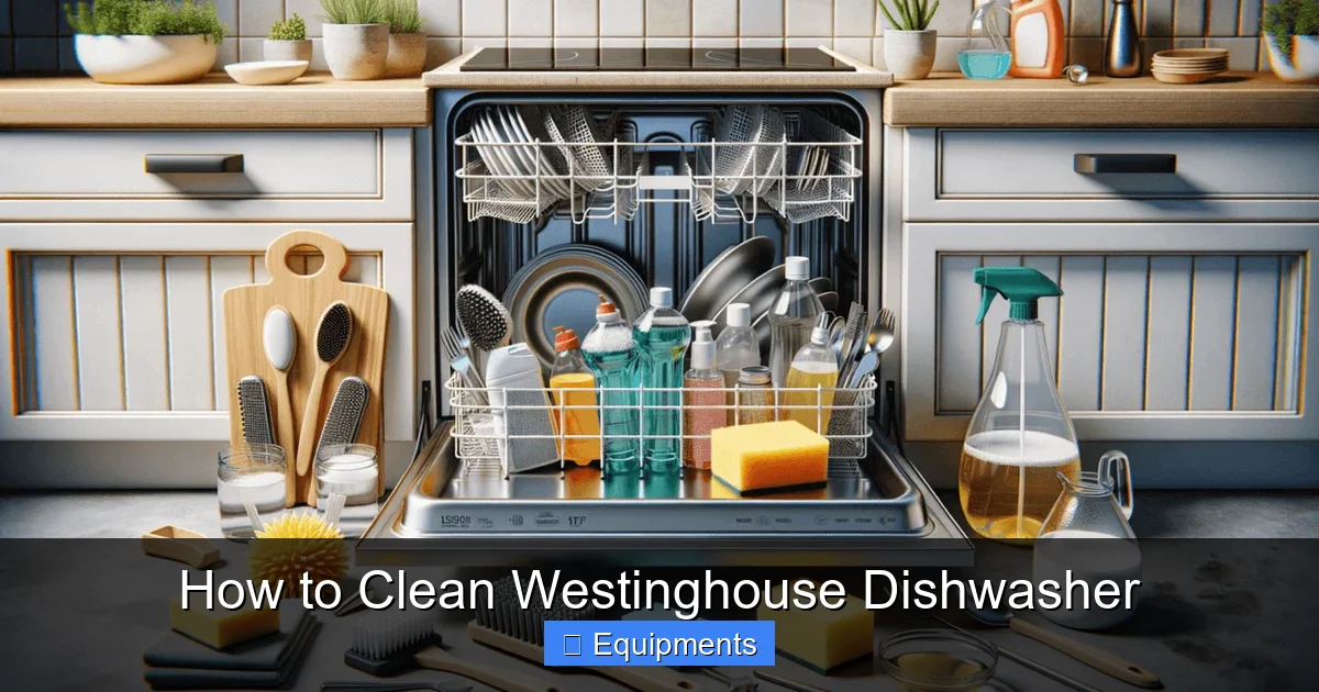 How to Clean Westinghouse Dishwasher
