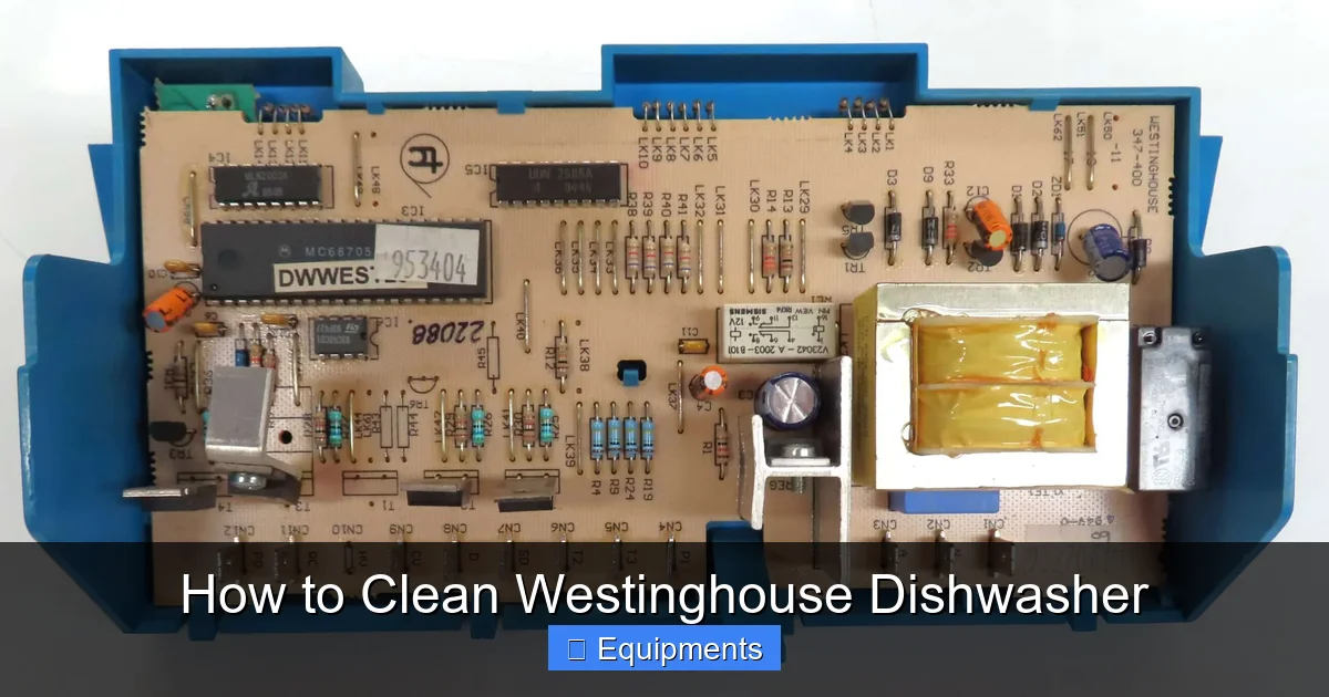 How to Clean Westinghouse Dishwasher