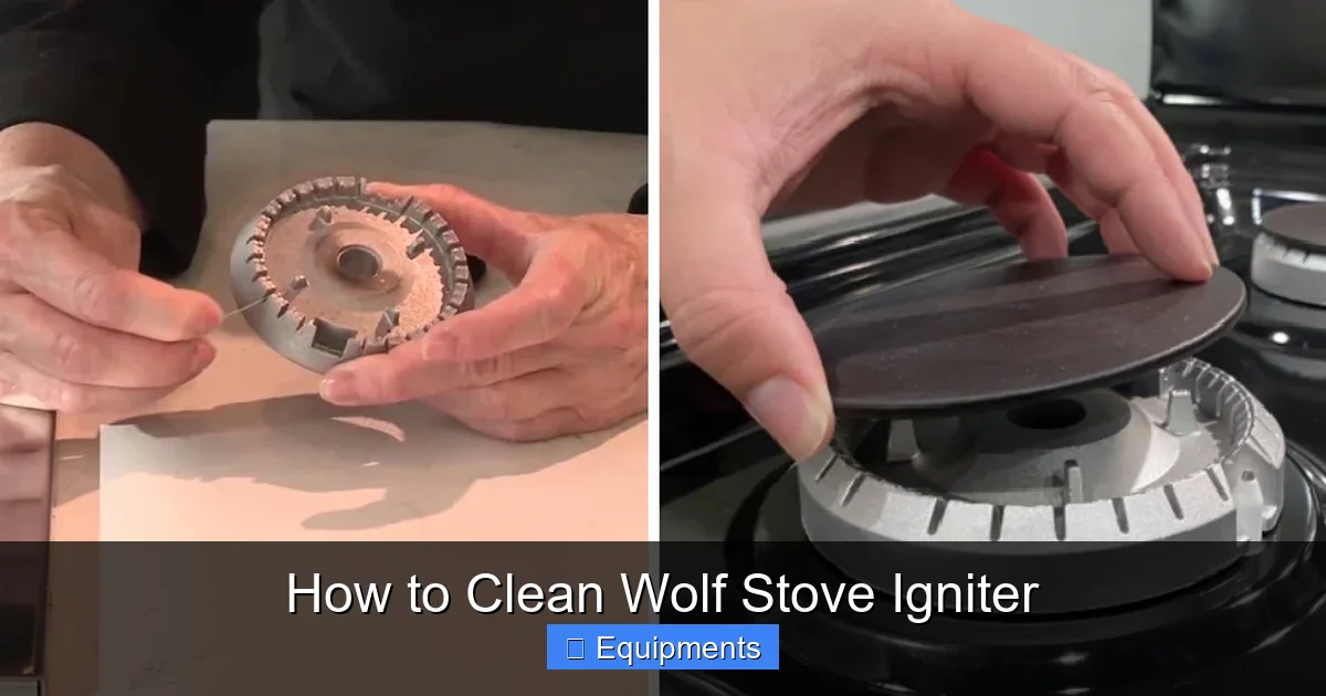 How to Clean Wolf Stove Igniter