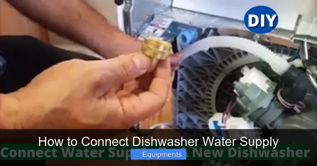 How to Connect Dishwasher Water Supply