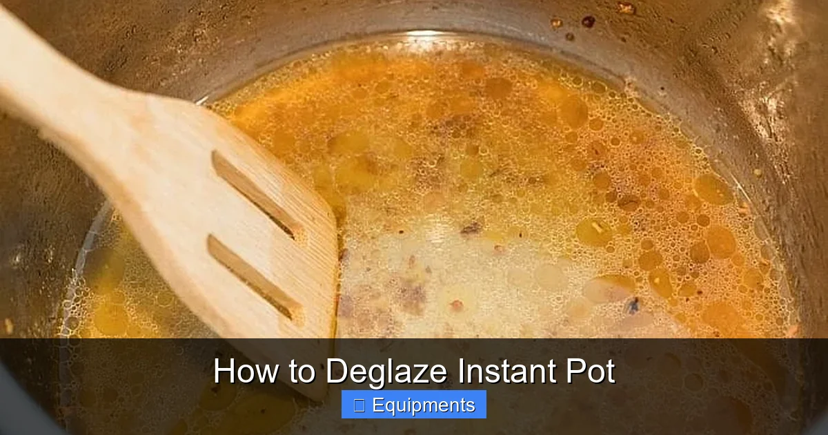 How to Deglaze Instant Pot
