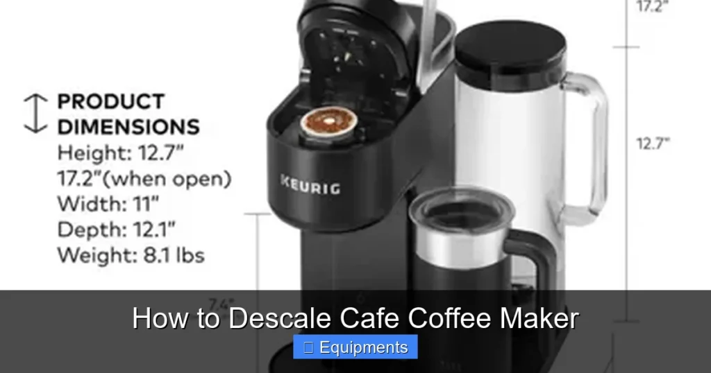 How to Descale Cafe Coffee Maker