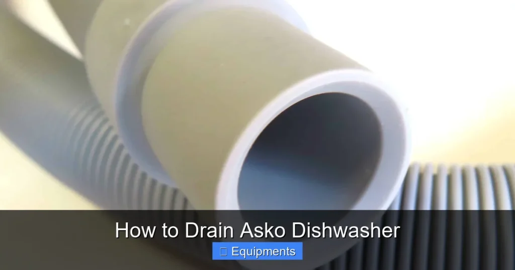 How to Drain Asko Dishwasher