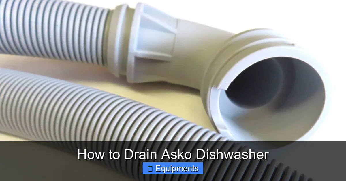 How to Drain Asko Dishwasher