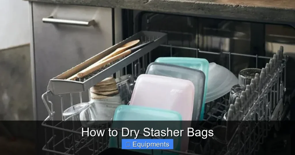 How to Dry Stasher Bags