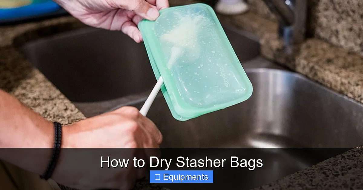 How to Dry Stasher Bags
