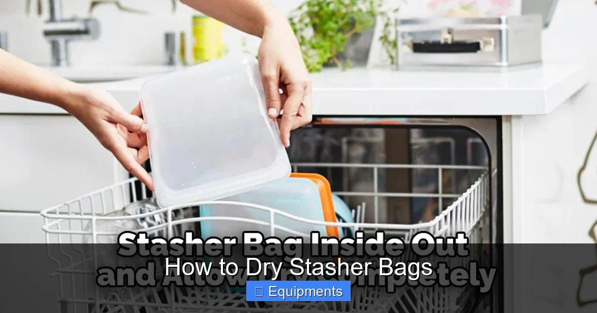 How to Dry Stasher Bags