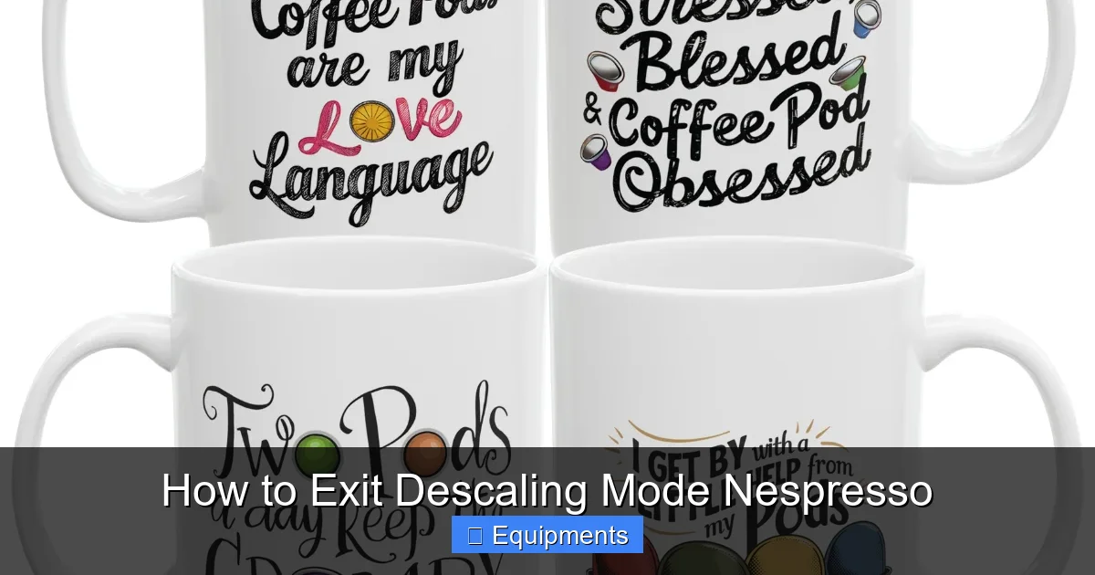 How to Exit Descaling Mode Nespresso