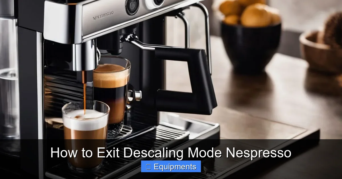 How to Exit Descaling Mode Nespresso