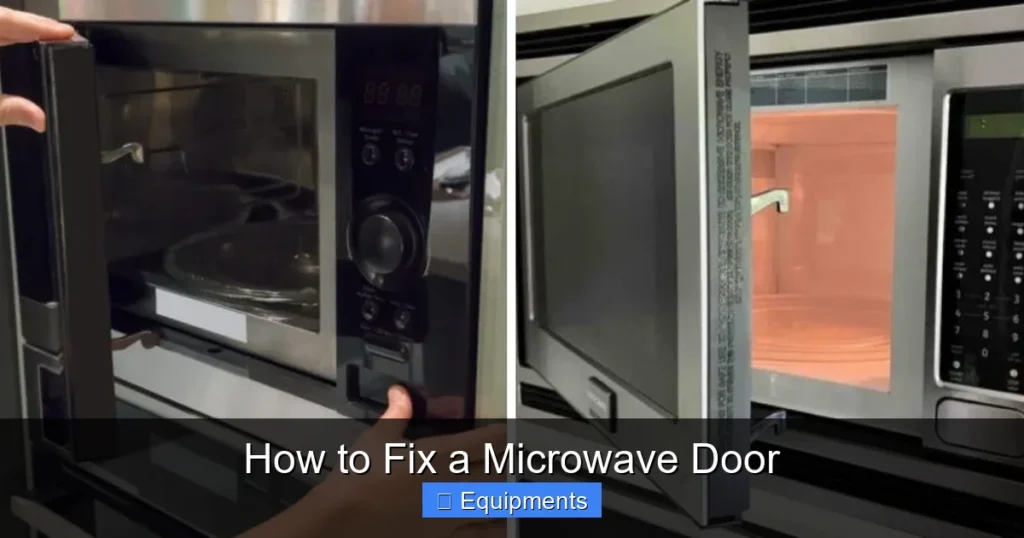 How to Fix a Microwave Door