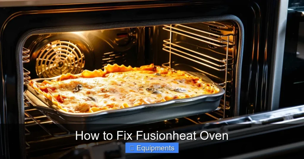 How to Fix Fusionheat Oven