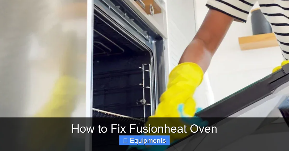 How to Fix Fusionheat Oven