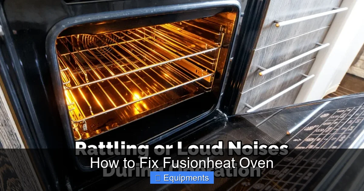 How to Fix Fusionheat Oven