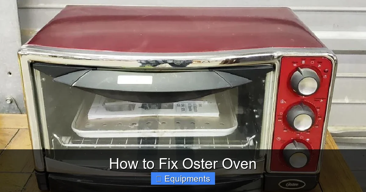 How to Fix Oster Oven