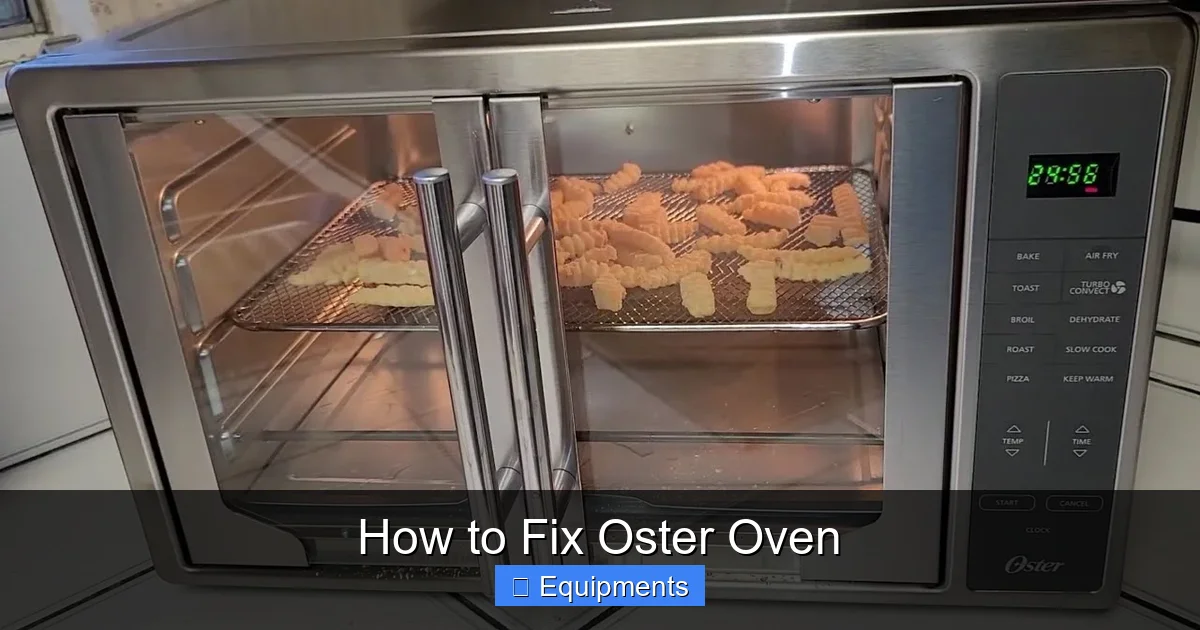 How to Fix Oster Oven
