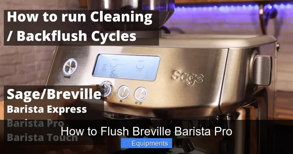How to Flush Breville Barista Pro