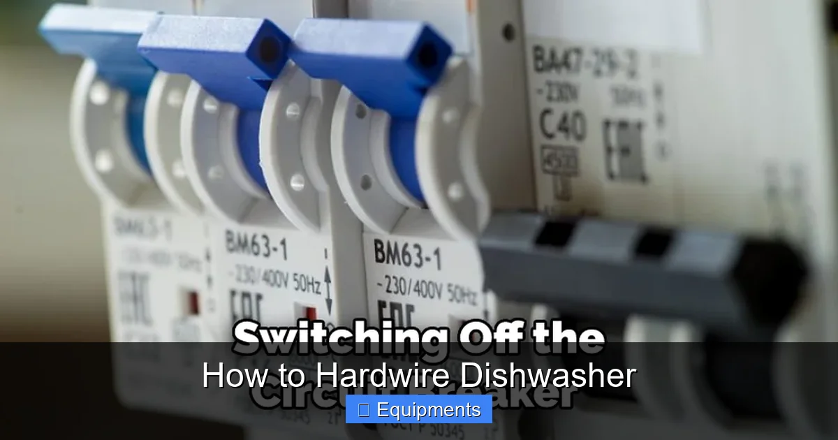 How to Hardwire Dishwasher