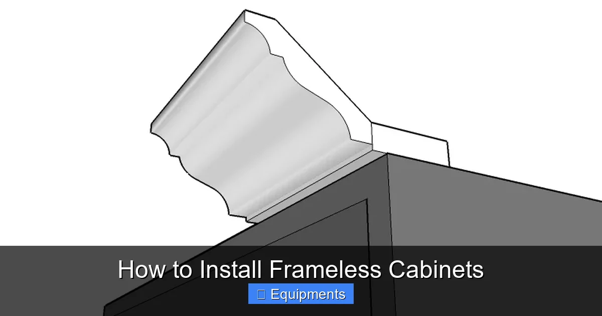 How to Install Frameless Cabinets