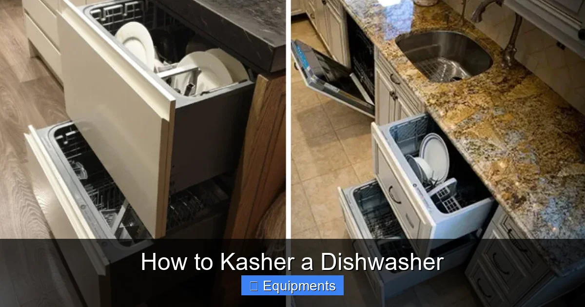 How to Kasher a Dishwasher