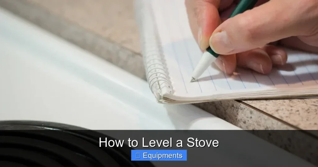 How to Level a Stove