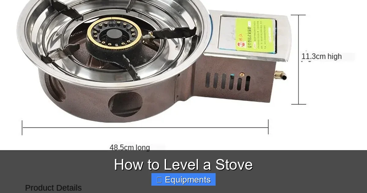 How to Level a Stove