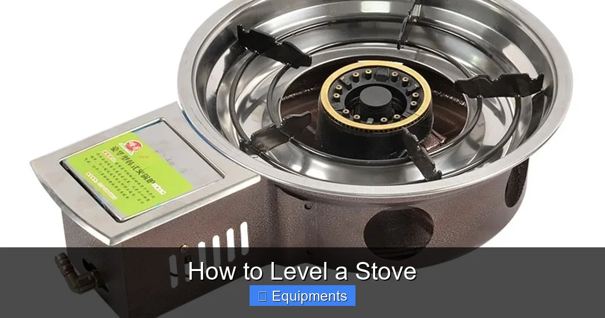 How to Level a Stove