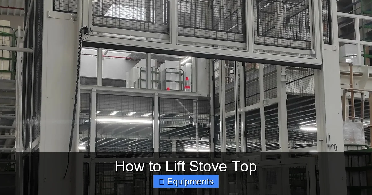 How to Lift Stove Top