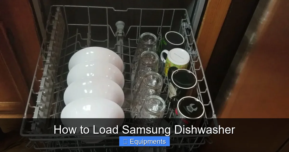 How to Load Samsung Dishwasher