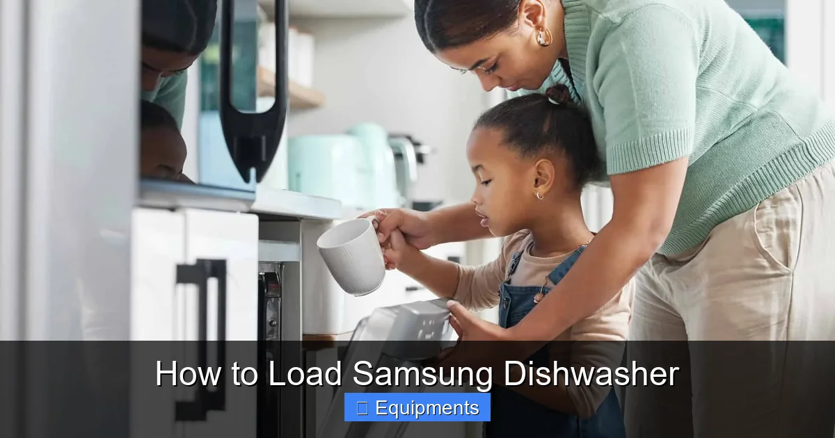 How to Load Samsung Dishwasher