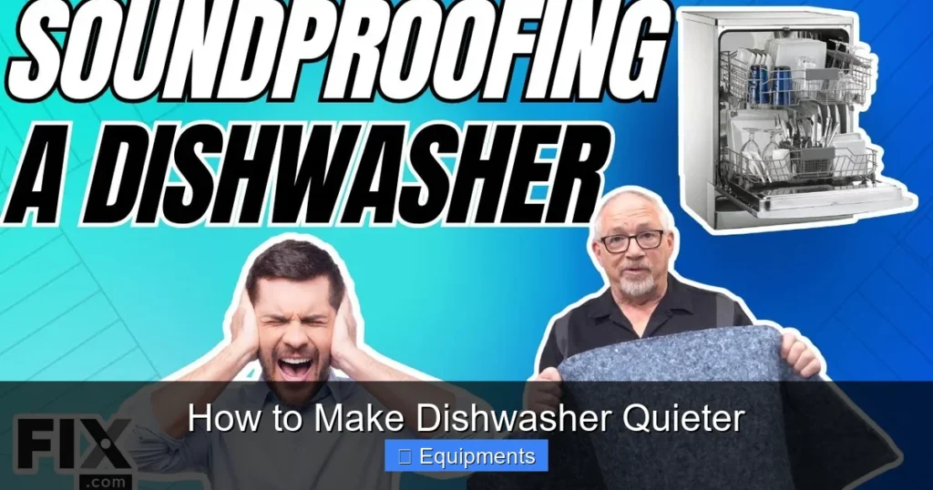How to Make Dishwasher Quieter