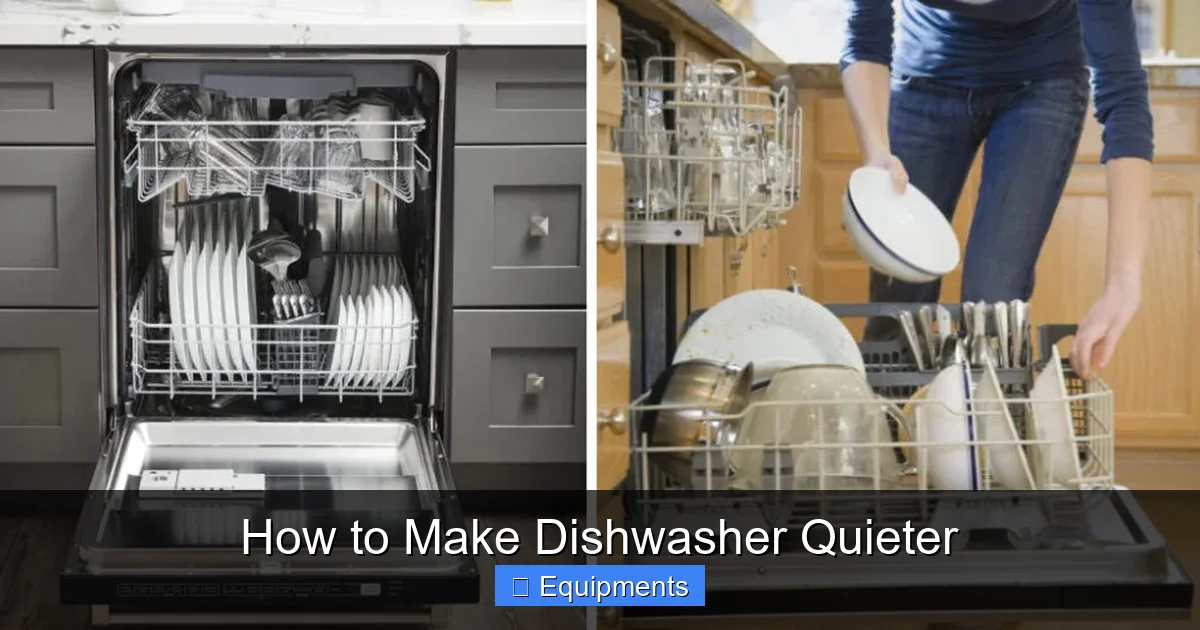 How to Make Dishwasher Quieter