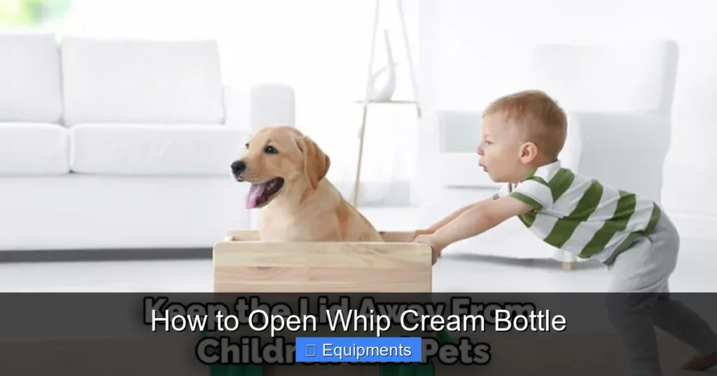 How to Open Whip Cream Bottle