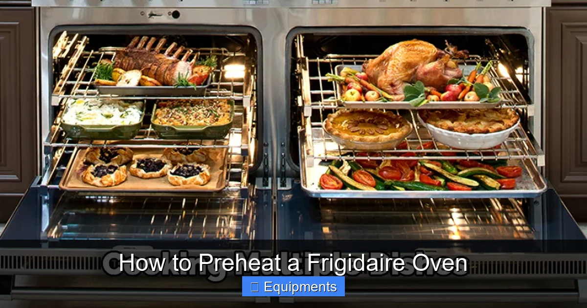 How to Preheat a Frigidaire Oven