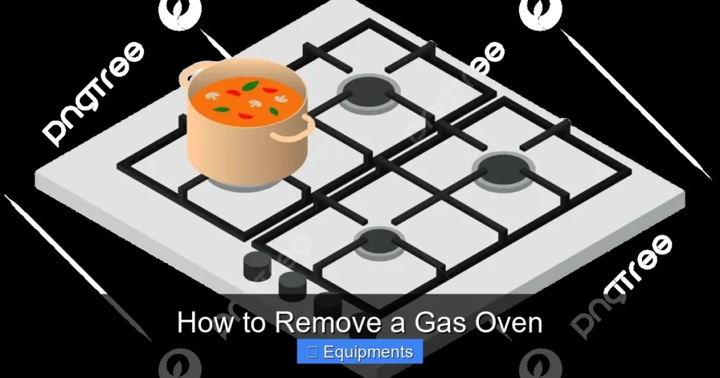 How to Remove a Gas Oven